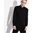 Black 1200 - Armani Exchange - Long Sleeve Logo Pique Polo Shirt
