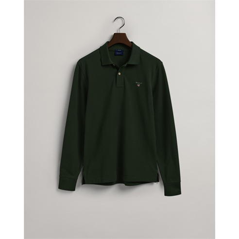Gant - Gant Long Sleeve Original Rugger Polo Shirt Mens