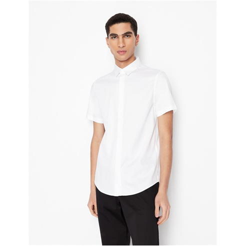 Armani Exchange - Slim Short Sleeve Stretch Shirt