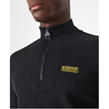 Black - Barbour International - Essential Half-Zip Sweatshirt