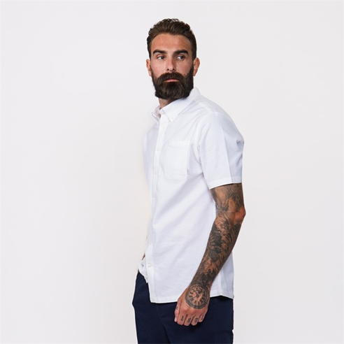 Firetrap - Short Sleeve Oxford Shirt Mens