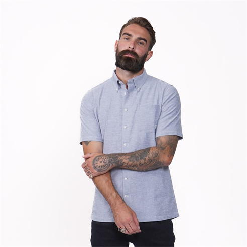 Firetrap - Short Sleeve Oxford Shirt Mens