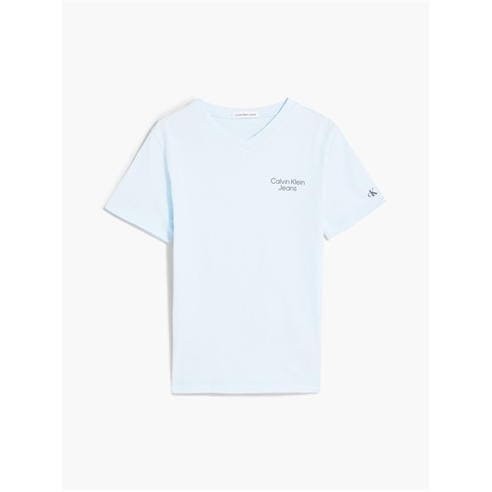 Calvin Klein Jeans - Stack Logo V Neck T Shirt