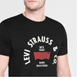 Black 1873 - Levis - Varsity Circle T-Shirt