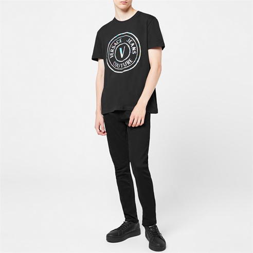 VERSACE JEANS COUTURE - Reflective Logo T Shirt