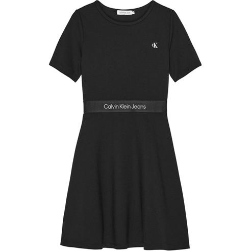 Calvin Klein Jeans - PUNTO TAPE SS DRESS
