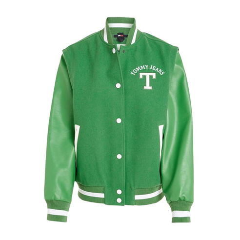 Tommy Jeans - TJW ZIP OFF SLEEVE LETTERMAN