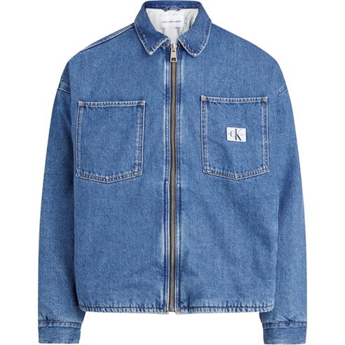 Calvin Klein Jeans - BOXY ZIP PADDED SHIRT JACKET