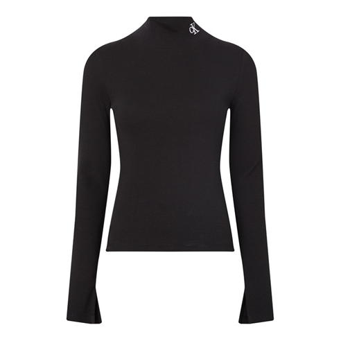 Calvin Klein Jeans - Rib Mock Neck T Shirt