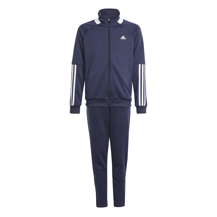 blue adidas tracksuit junior