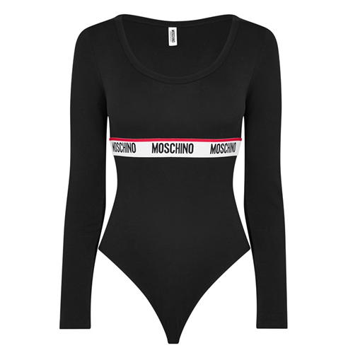 MOSCHINO - Long Sleeve Tape Bodysuit