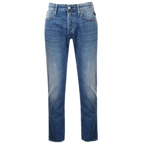 Replay - Newbill Comfort Fit Straight Jeans