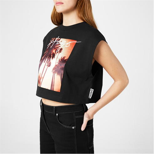 Hugo - Defire Crop T Shirt