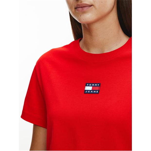 Tommy jeans centre logo t best sale shirt