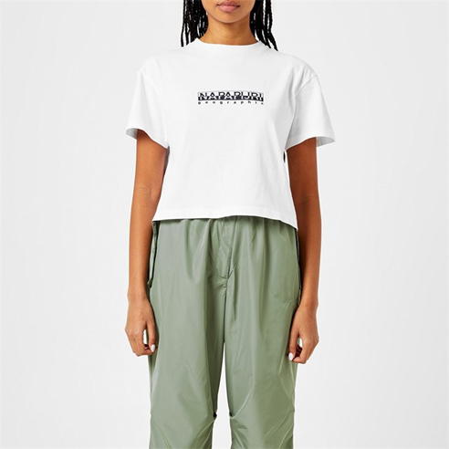 Napapijri - Boxy Cropped T Shirt