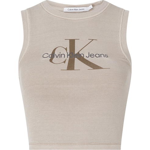 Calvin Klein Jeans - MINERAL DYE RIB TANK TOP