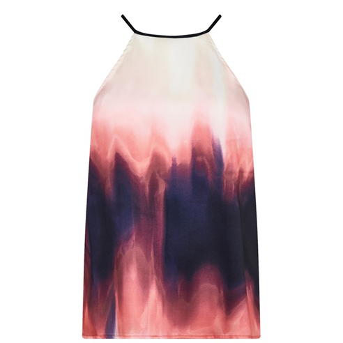 DKNY - DKNY Printed Halter Neck Top