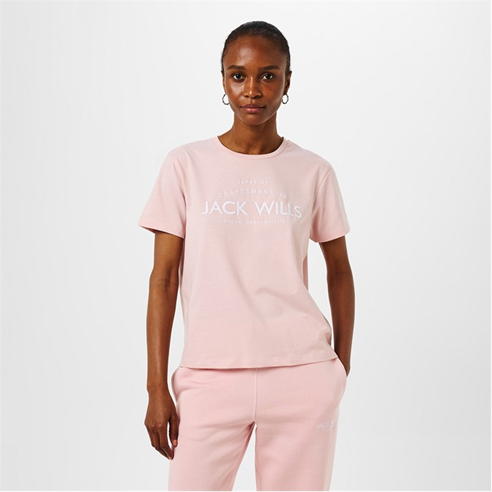Jack Wills - Forstal Boyfriend Logo T-Shirt