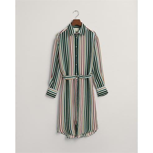 Gant - Relaxed Fit Multi Striped Shirt Dress