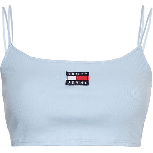Tommy Jeans - TJW CROP RIB BADGE  DOUBLE STRAP