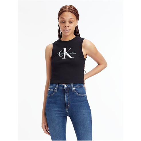 Calvin Klein Jeans - ARCHIVAL MONOLOGO RIB TANK TOP