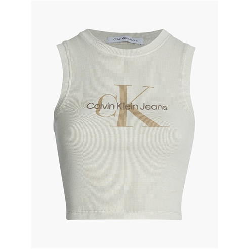 Calvin Klein Jeans - MINERAL DYE RIB TANK TOP