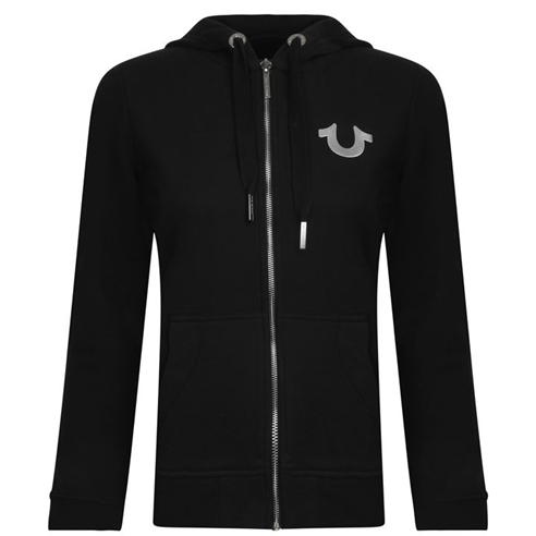 TRUE RELIGION - Jersey Zip Hoodie