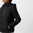 Black - Jack Wills - Luna Hooded Puffer Jacket