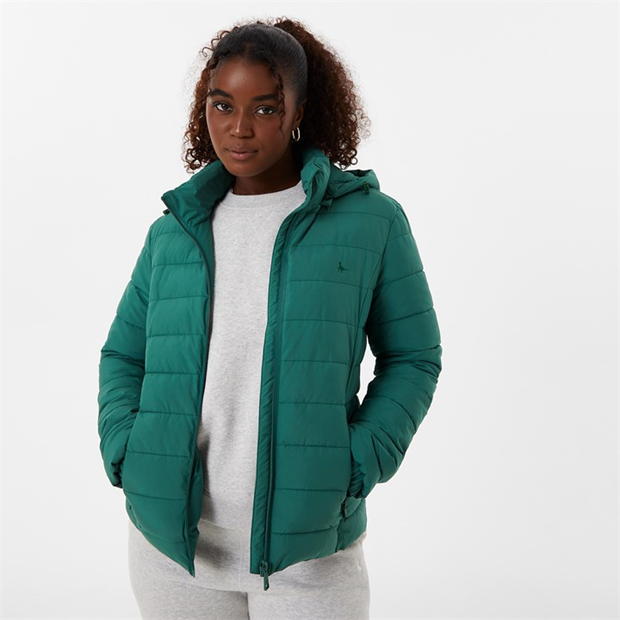 Jack Wills Luna Hooded Puffer Jacket USC