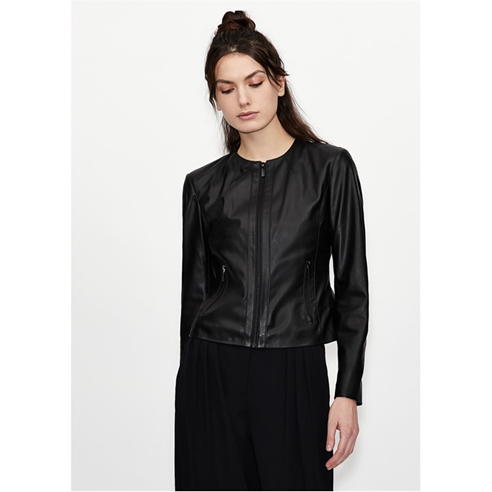 Armani Exchange - Faux Leather Jacket
