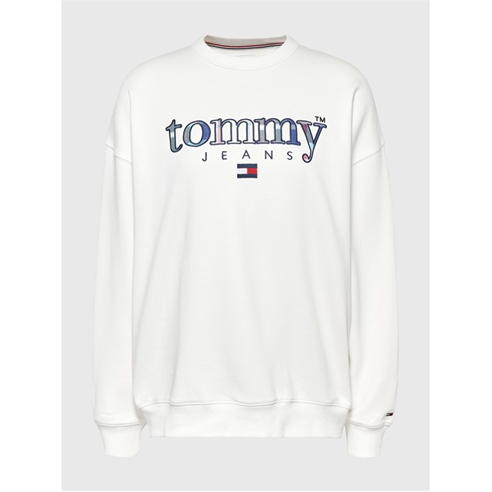 Tommy Jeans - Tartan Applique Crew Neck Sweater