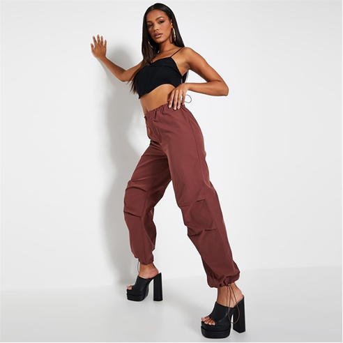 I Saw It First - Toggle Waist Parachute Cargo Trousers