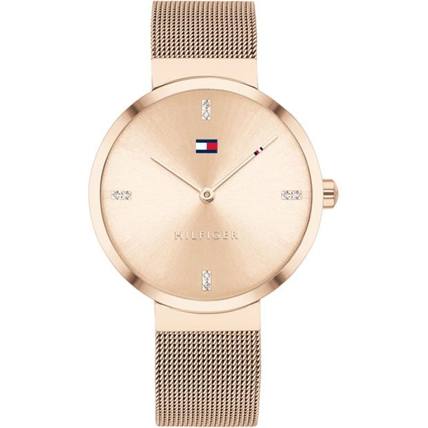 Tommy Hilfiger Gold Plated Mesh Watch USC