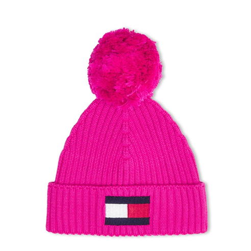 Tommy Hilfiger - BIG FLAG POM POM BEANIE