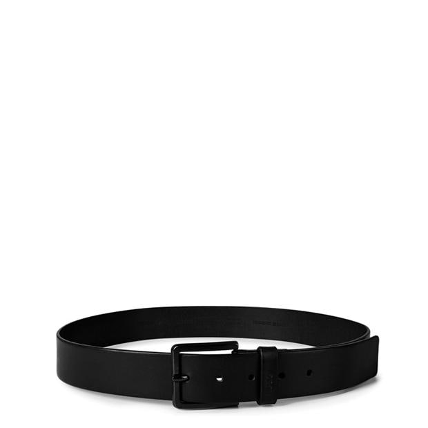 Hugo gionio leather belt in shop black