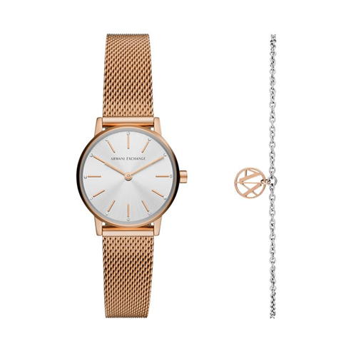 Armani Exchange - Lola Watch and Chain Bracelet